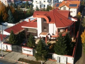 Cartierul Pipera vazut de pe terasa restaurantului Elfi Sky Bar