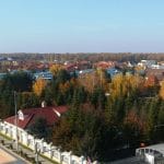 Cartierul Pipera vazut de pe terasa restaurantului Elfi Sky Bar