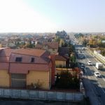 Cartierul Pipera vazut de pe terasa restaurantului Elfi Sky Bar