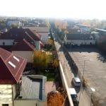 Cartierul Pipera vazut de pe terasa restaurantului Elfi Sky Bar