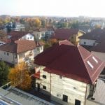 Cartierul Pipera vazut de pe terasa restaurantului Elfi Sky Bar