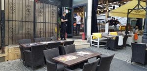 Centrul Vechi al Bucurestiului, in jurul strazii Smardan, cu restaurantul Nomad