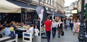 Centrul Vechi al Bucurestiului, in jurul strazii Smardan, cu restaurantul Nomad