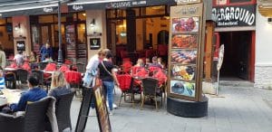 Centrul Vechi al Bucurestiului, in jurul strazii Smardan, cu restaurantul Nomad