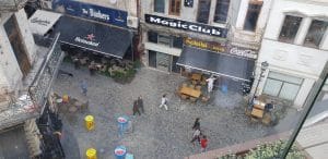 Centrul Vechi al Bucurestiului, in jurul strazii Smardan, cu restaurantul Nomad