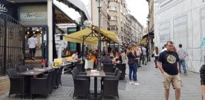 Centrul Vechi al Bucurestiului, in jurul strazii Smardan, cu restaurantul Nomad