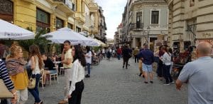 Centrul Vechi al Bucurestiului, in jurul strazii Smardan, cu restaurantul Nomad