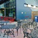 Coffe Bike, cafeneaua boema cu terasa la British Council in Bucuresti