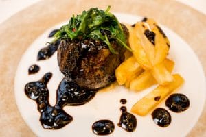 Filetto di manzo al pepe verde