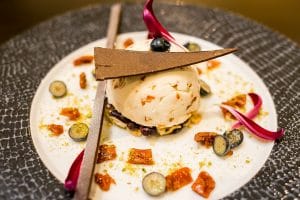 Granola Biscuit, Goji And Quince Jam, Cheese Cream