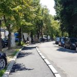 Piata Charles de Gaulle in partea dinspre Poesia si terasa City Grill