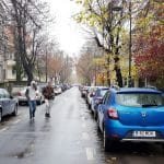 Piata Dorobantilor pe partea cu strada Andrei Muresanu si parculetul