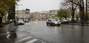 Piata Dorobantilor pe partea cu strada Andrei Muresanu si parculetul