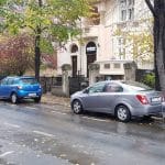 Piata Dorobantilor pe partea cu strada Andrei Muresanu si parculetul