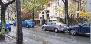 Piata Dorobantilor pe partea cu strada Andrei Muresanu si parculetul