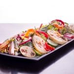 Salata de calamar umplut cu cocktail dressing