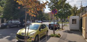Strada Paris cu restaurantele Maize si Noblesse si Ambasada Siriei