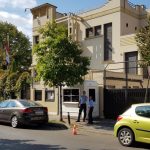 Strada Paris cu restaurantele Maize si Noblesse si Ambasada Siriei