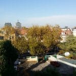 Strada Paris din Bucuresti, spre Piata Dorobantilor, in zona restaurantului Maize