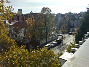 Strada Paris din Bucuresti, spre Piata Dorobantilor, in zona restaurantului Maize