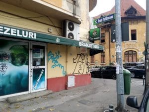 Strada Polona din Bucuresti, cu Acuarela, Portobello si alte restauramte si cafenele
