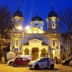 Biserica Precupetii Vechi, cu Trattoria Amore, Templul Soarelui si Moudys Kitchen in jur