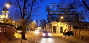 Biserica Precupetii Vechi, cu Trattoria Amore, Templul Soarelui si Moudys Kitchen in jur