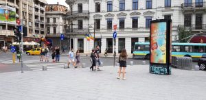 Calea Victoriei la Casa Centrala a Armatei cu Cercul Militar National
