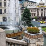 Calea Victoriei la Casa Centrala a Armatei cu Cercul Militar National