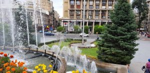 Calea Victoriei la Casa Centrala a Armatei cu Cercul Militar National