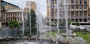 Calea Victoriei la Casa Centrala a Armatei cu Cercul Militar National