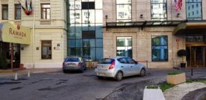 Calea Victoriei la teatrele Majestic si Constantin Tanase, cu hotelul Ramada Majestic