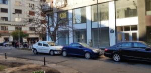 Calea Victoriei la teatrele Majestic si Constantin Tanase, cu hotelul Ramada Majestic