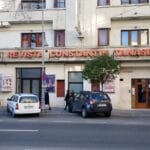 Calea Victoriei la teatrele Majestic si Constantin Tanase, cu hotelul Ramada Majestic
