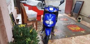 Curtea restaurantului italienesc Belli Siciliani din strada Matasari in Bucuresti