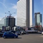 Piata Victoriei din Bucuresti, cu cafeneaua Meron