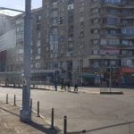 Piata Victoriei din Bucuresti, cu cafeneaua Meron