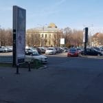 Piata Victoriei din Bucuresti, cu cafeneaua Meron