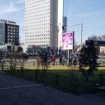 Piata Victoriei din Bucuresti, cu cafeneaua Meron