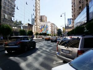 Piata Victoriei din Bucuresti, vu The Wine Bistro Vinexpert