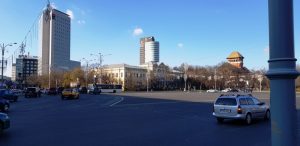 Piata Victoriei si Lascar Catargiu, cu Trattoria Buongiorno si High Life Bistro