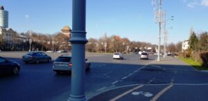 Piata Victoriei si Lascar Catargiu, cu Trattoria Buongiorno si High Life Bistro