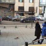 Piata Victoriei vazuta din Teds Coffee Co