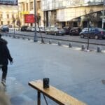 Piata Victoriei vazuta din Teds Coffee Co