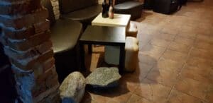 Pivnita restaurantului italienesc Belli Siciliani din strada Matasari in Bucuresti