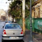 Strada Jean Louis Calderon, cu Trattoria Zucca si restaurantul Mesogios