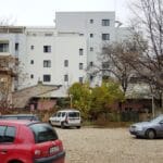 Strada Mihail Eminescu, la intersectia cu Viitorului, cu restaurantul Blue Margarita