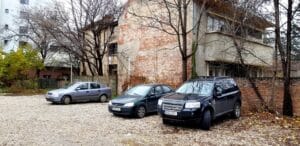 Strada Mihail Eminescu, la intersectia cu Viitorului, cu restaurantul Blue Margarita