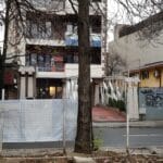 Strada Mihail Eminescu, la intersectia cu Viitorului, cu restaurantul Blue Margarita