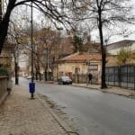 Strada Mihail Eminescu, la intersectia cu Viitorului, cu restaurantul Blue Margarita